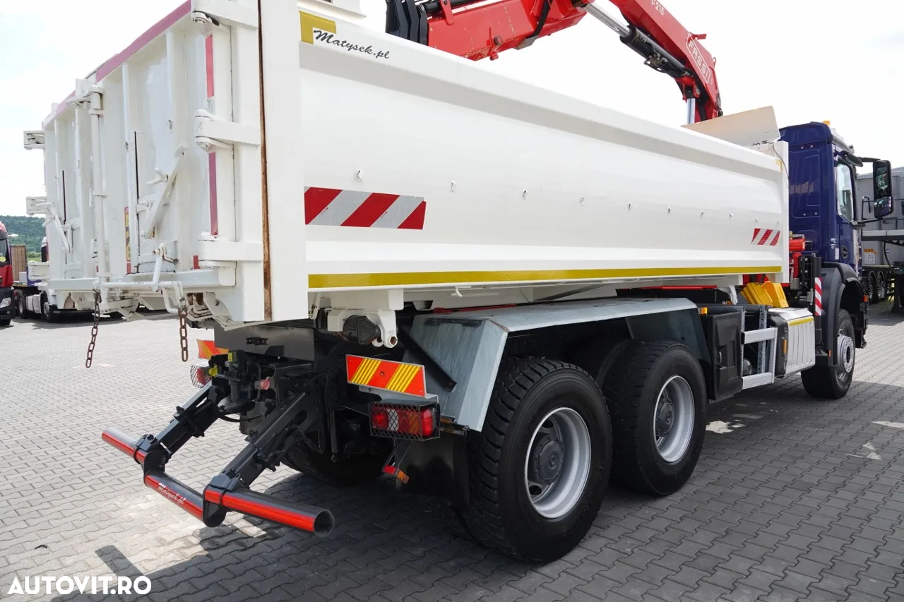 Mercedes-Benz AROCS 2636 / 6x4 / TIPPER / HYDROBORTA / + HDS FASSI F215 / RADIO CONTROL / ROTATOR / GRAB / EURO 6 - 20