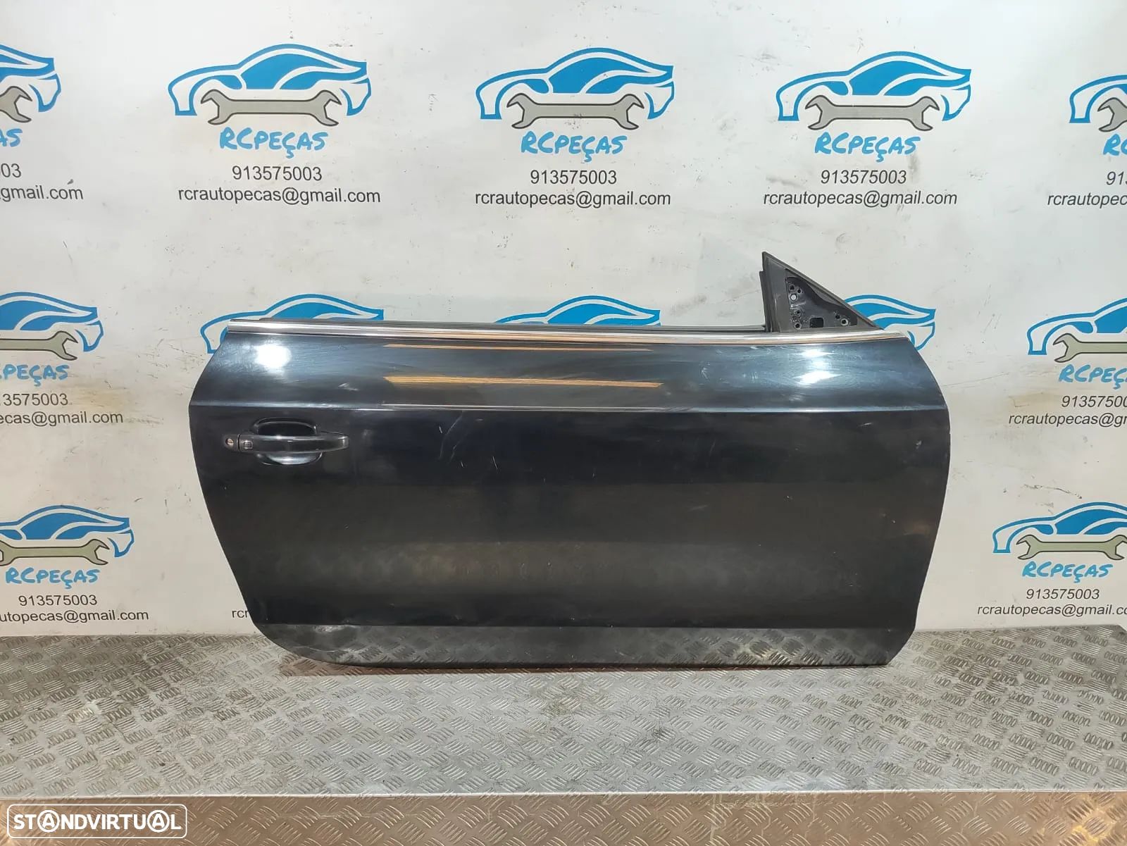 Porta Frente Direita AUDI A5 8T 8T3 COUPE 3 Portas Fecho Elevador Motor Puxador Vidro - 1