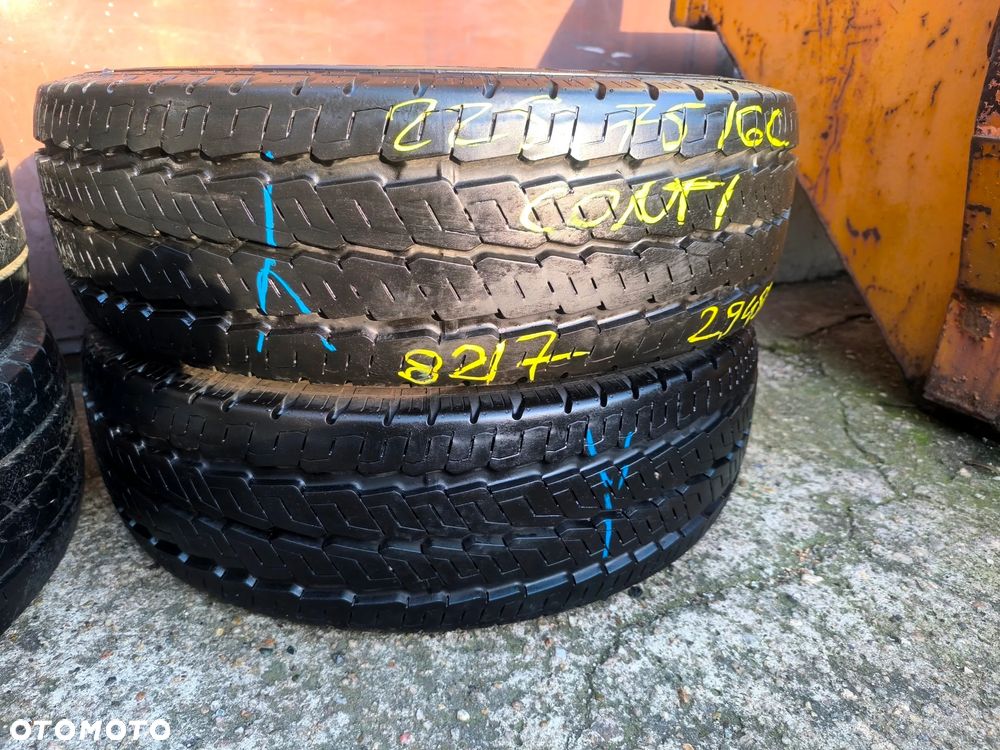 225/75R16C 118/116R Opony Letnie Lato CONTINENTAL VancoCamper 8mm BRIDGESTONE DURAVIS R660 8,5-5mm Legnica ALU-RAD 225/75 - 5