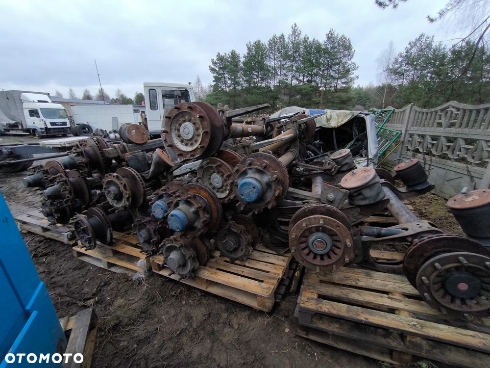 Osie saf bpw tor Mercedes mix wahacz INTRAX resor zaciski piasty tarcze - 5