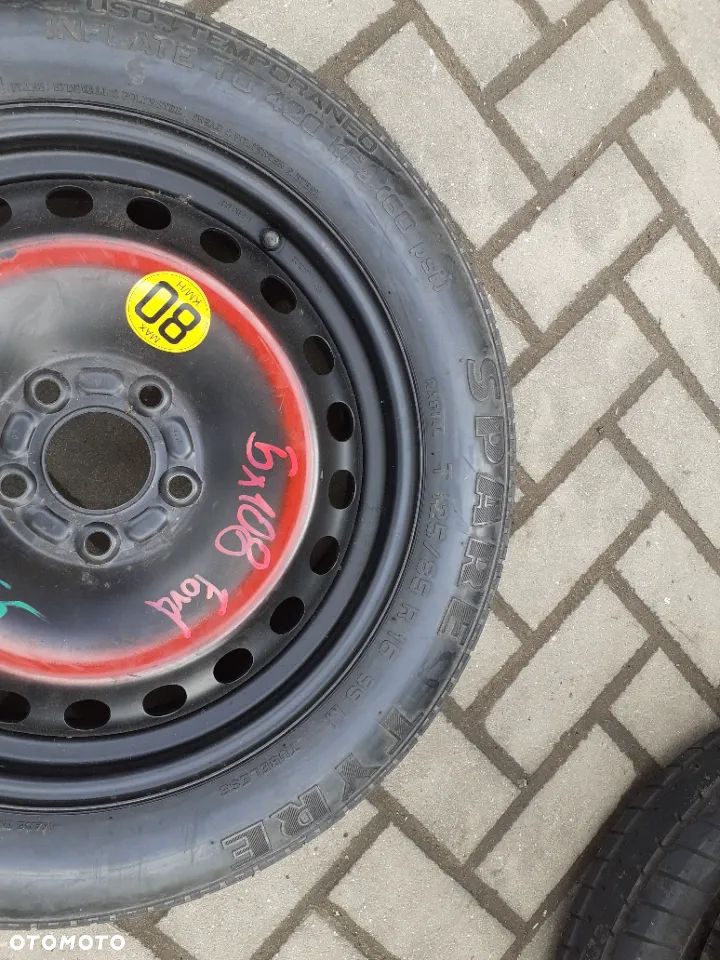 # DOJAZDÓWKA KOŁO DOJAZDOWE ZAPAS ZAPASÓWKA FORD 5X108 - 3