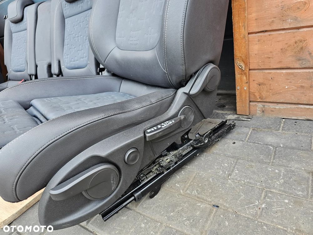 FOTELE PRZÓD TYŁ PODUDZIA PÓŁSKÓRA OPEL MERIVA B EUROPA PODGRZEWANE - 6