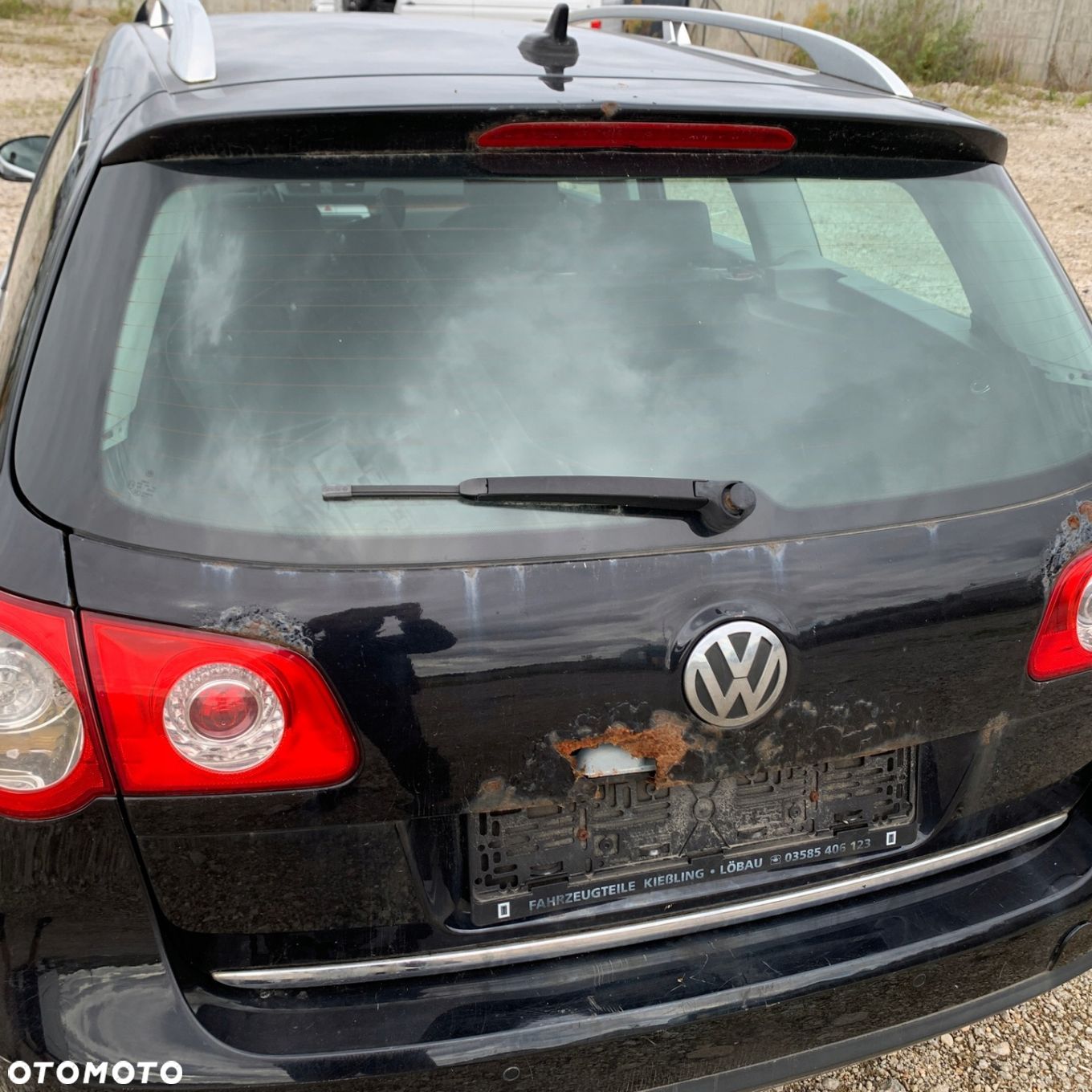 Szyba tył tylna do klapy grzana AS2 VW PASSAT B6 3C KOMBI 05-10r - 1