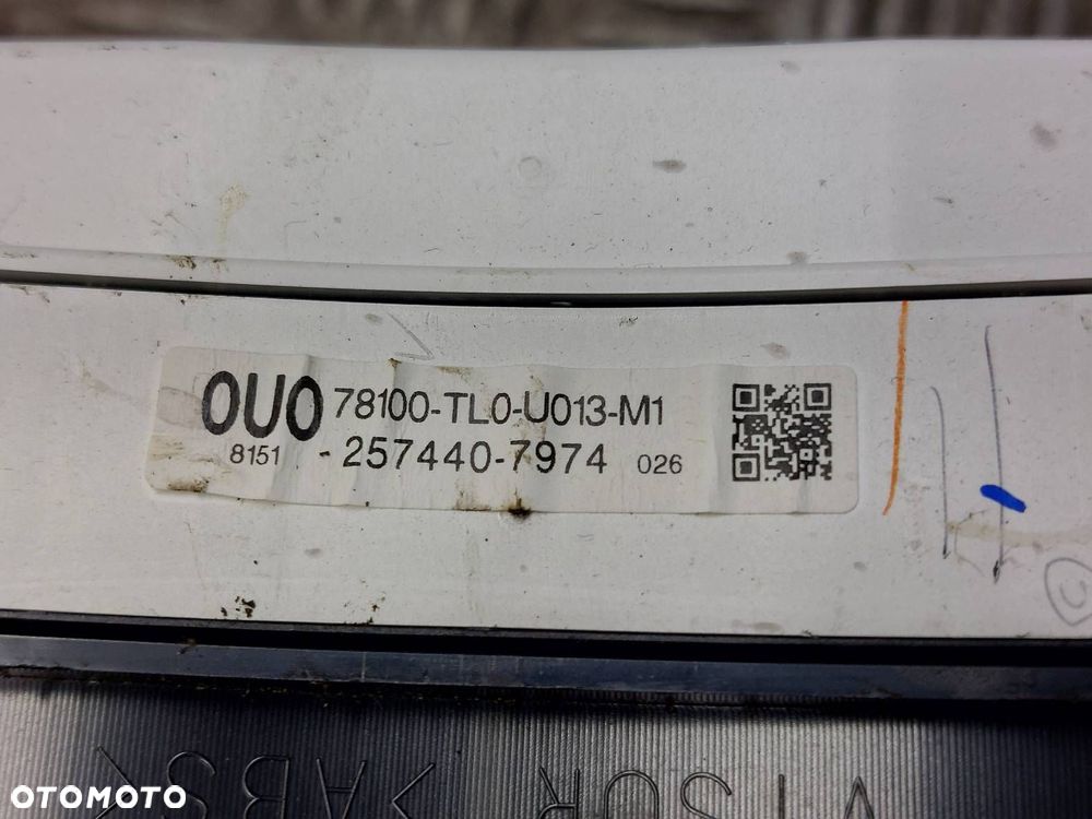 LICZNIK ZEGARY HONDA ACCORD VIII 2.2 D MANUAL UK 78100-TL0-U013-M1 - 6