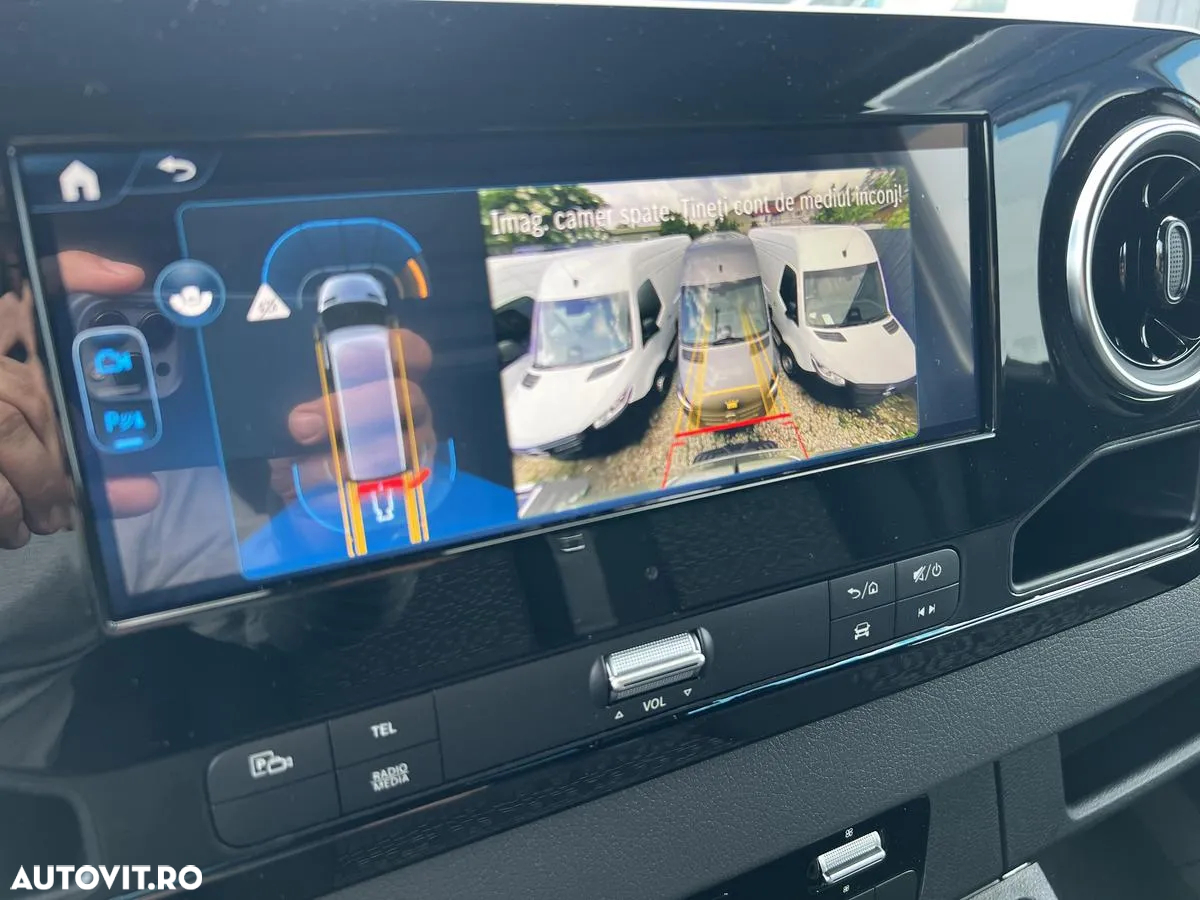 Mercedes-Benz Sprinter 317 - furgon 15.5m3 - LED - Scaun sofer pe perna si incalzit - Pachet parcare - 16