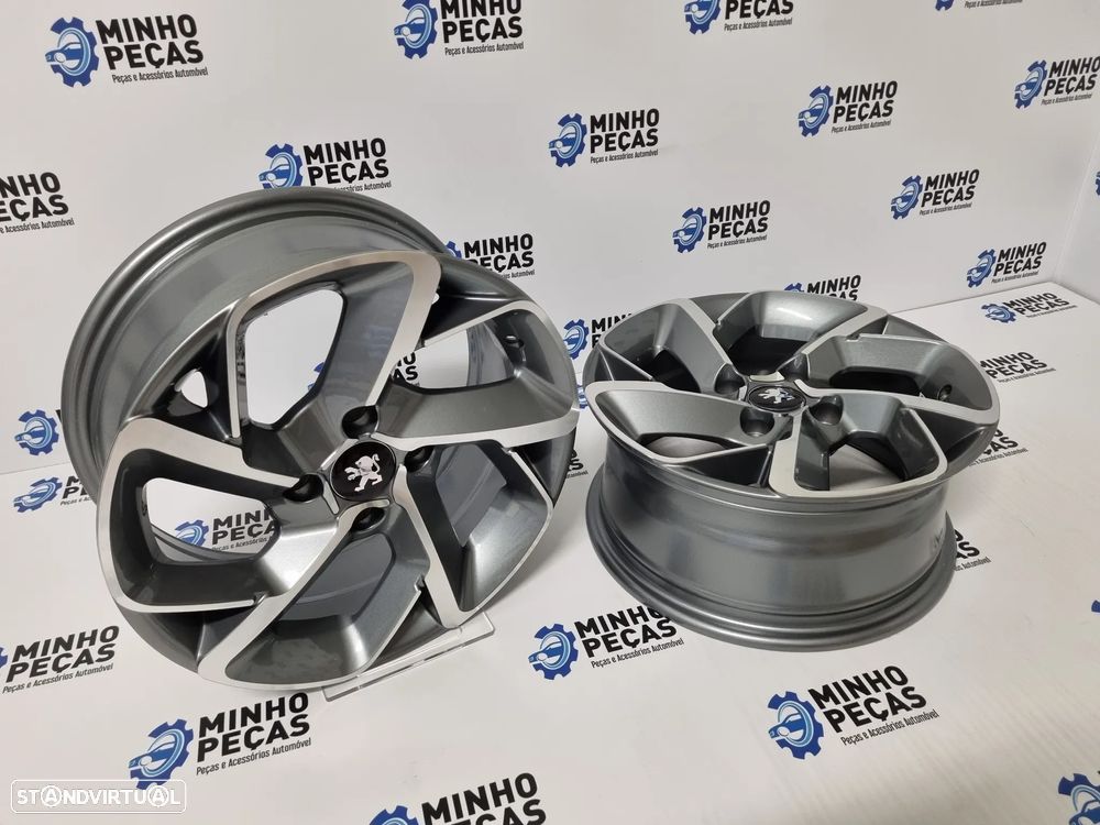 Jantes Peugeot em 15 GunMetal (4x108) - 6
