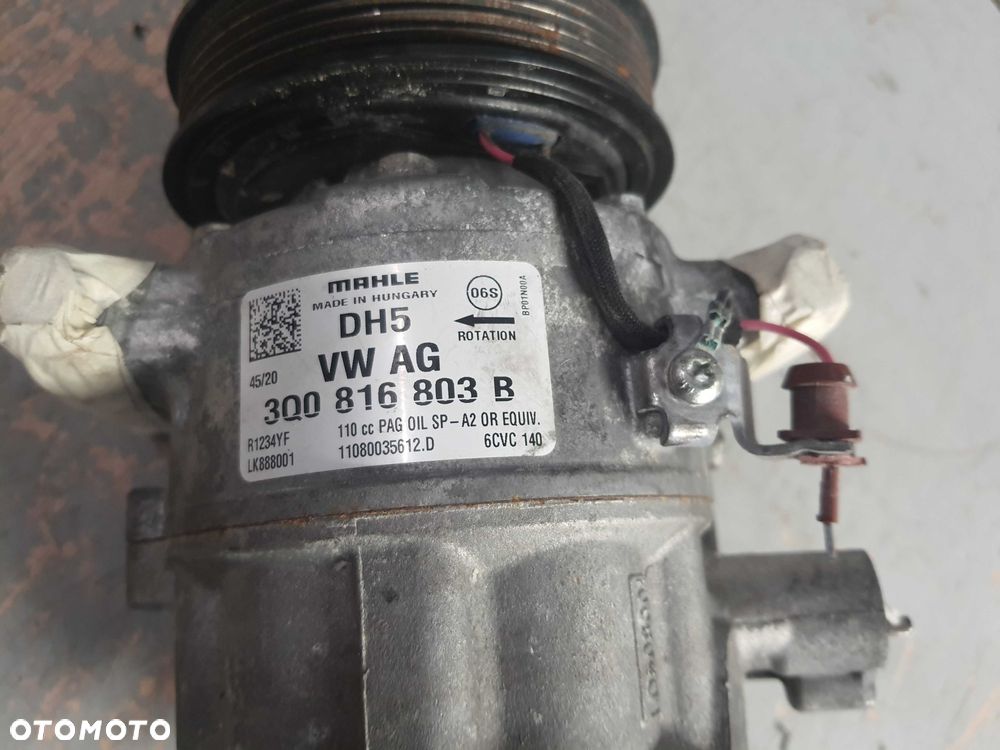 486E Kompresor Sprężarka Klimatyzacji 2.0TDI 3Q08168O3B Uszk. Wtyczka - 3