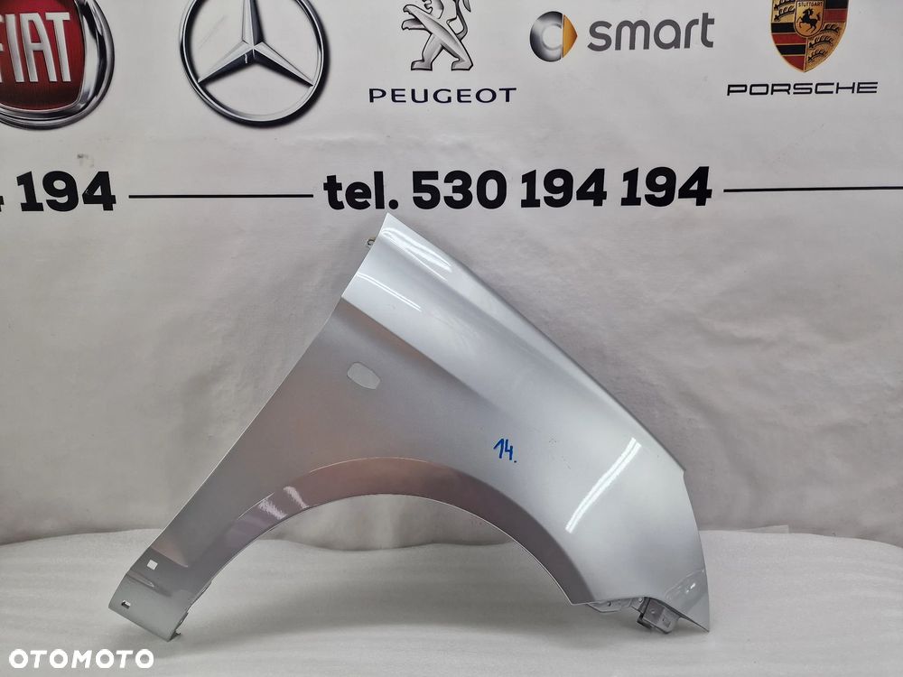 KIA PICANTO I 04-09 PRAWY BŁOTNIK PRZEDNI PRZÓD , SREBRNY , ŁADNY , NR AUKCJI BŁ14 - 1