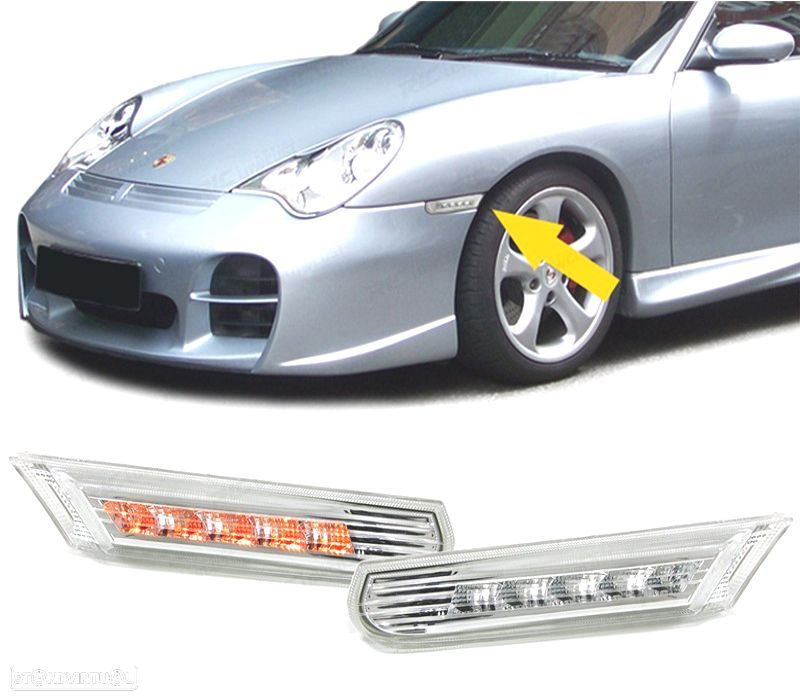 PISCAS LATERAIS LED PARA PORSCHE 911 996 + BOXSTER 986 - 1