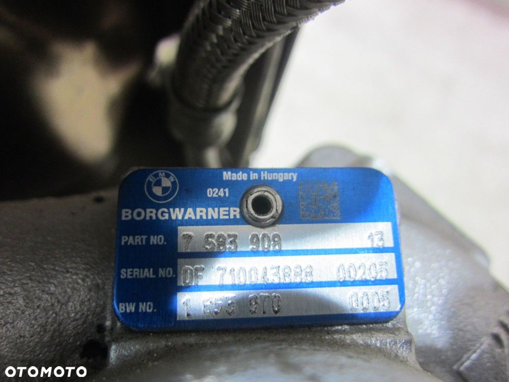 BMW F30 N55 F10 F06 F01 TURBPOSPRĘŻARKA TURBO TURBINA 7643115 11657648913 - 13