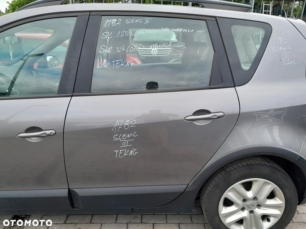 RENAULT SCENIC III XMOD DRZWI LEWE TYLNE LEWY TYŁ KOLOR: TEKNG - 1
