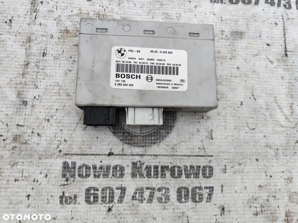 BMW E87 E81 E90 E91 Moduł czujników cofania PDC 9225825 - 1