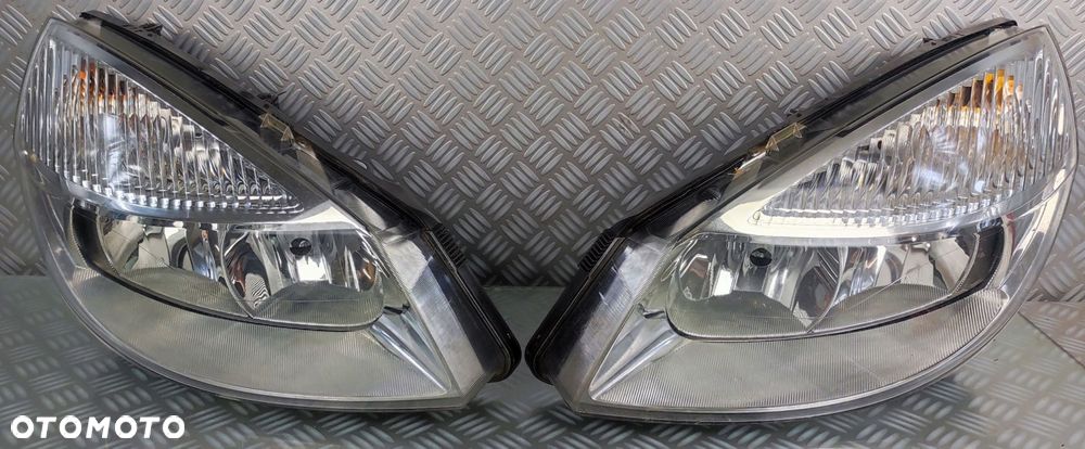 reflektor lampa prawy prawa lewy lewa przód RENAULT SCENIC II 2 03-06 EURO - 1