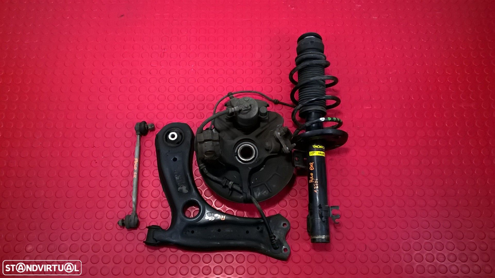 Suspensão Frente Esquerda 1.2 TDI 75cv - 6R0407151F / 6Q0407255S / 6R0413031AJ /... - 1