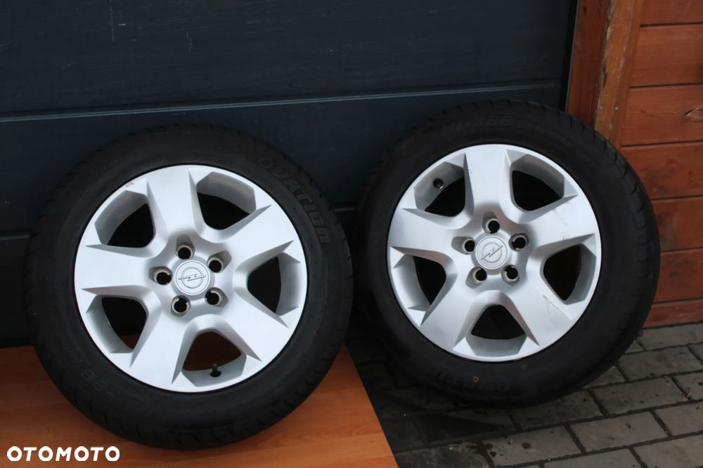 FELGI STALOWE STRUKTURALNE DEKLE OPONY OPEL ZAFIRA A B ASTRA H MERIVA B VECTRA C SIGNUM R16 205/55 5X110 - 2