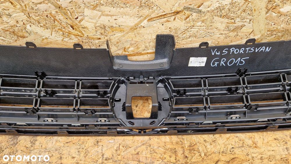 VW SPORTSVAN ATRAPA GRILL ZDERZAKA PRZÓD 510853651 - 5