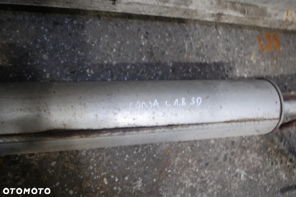 TŁUMIK KOŃCOWY + ŚRODKOWY OPEL CORSA C 1.8 1.6 1.4 5D - 3