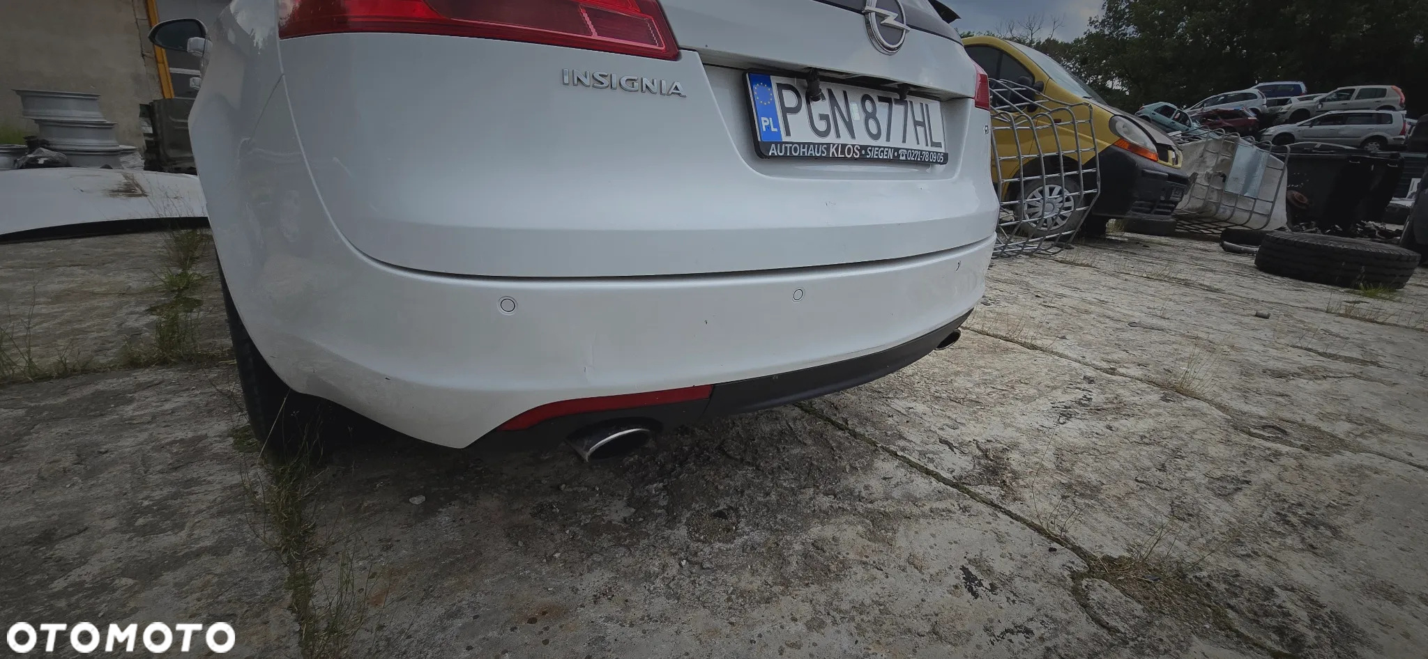 OPEL INSIGNIA KOMBI KOMPLETNY TYLNY ZDERZAK - ZDERZAK TYŁ W KOLOR Z40R - 2