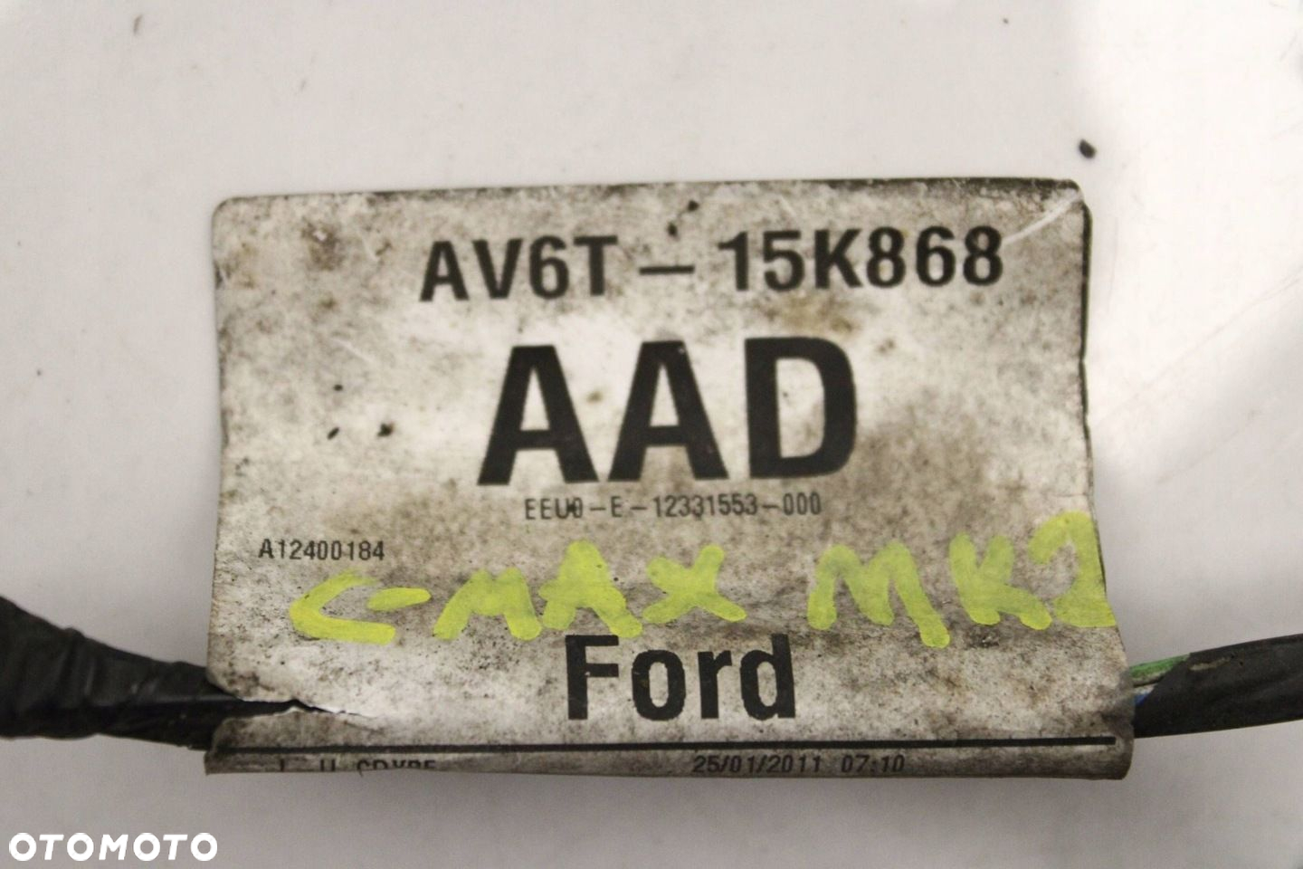WIĄZKA CZUJNIKÓW CZUJNIKI PDC FORD C-MAX MK2 TYŁ AV6T-15K868-AAD - 10