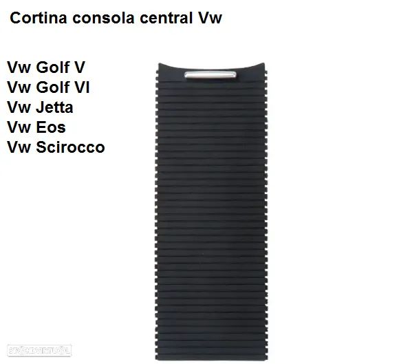 Cortina consola central Vw Golf V VI Scirocco Eos  Jetta Novo - 1