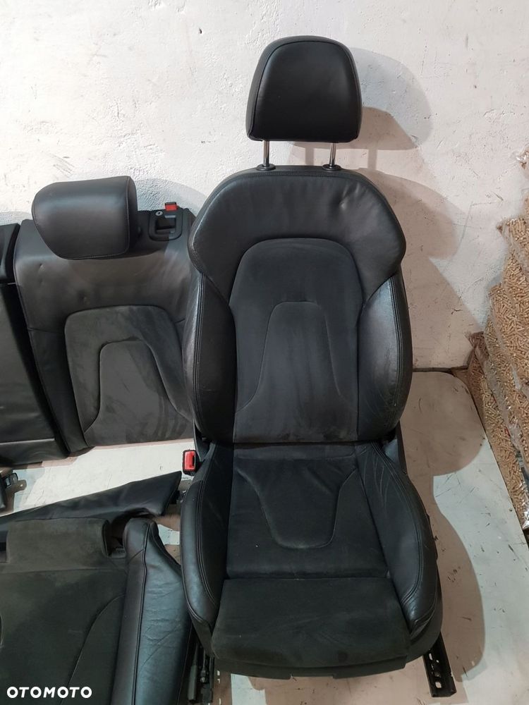 fotele kanapa komplet audi a4 b8 07- alcantara elektyczne eur - 12