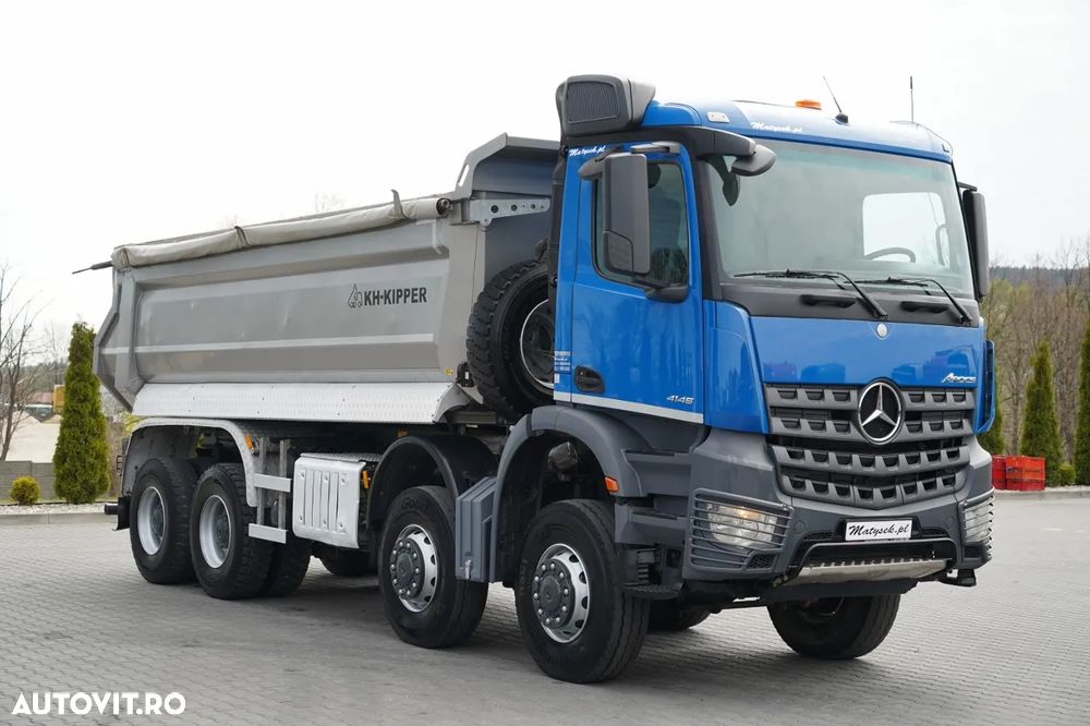 Mercedes-Benz AROCS 4145 / 8X8 / WYWROTKA TYLNOZSYPOWA / KH-KIPPER 6 M / AUTOMAT / EURO 6 - 13