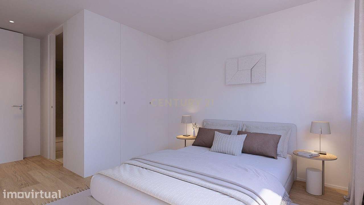 Condomínio do Sobreiro | T2 com 108m2 em Matosinhos, Senhora da Hora, - Grande imagem: 2/38