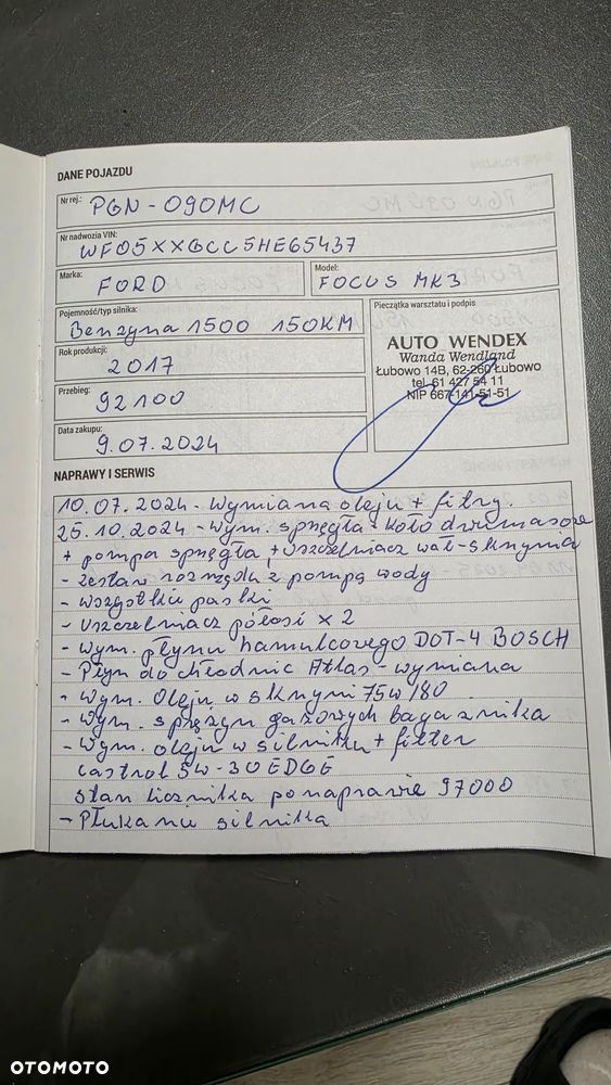 Ford Focus 1.5 EcoBoost Titanium ASS - 11