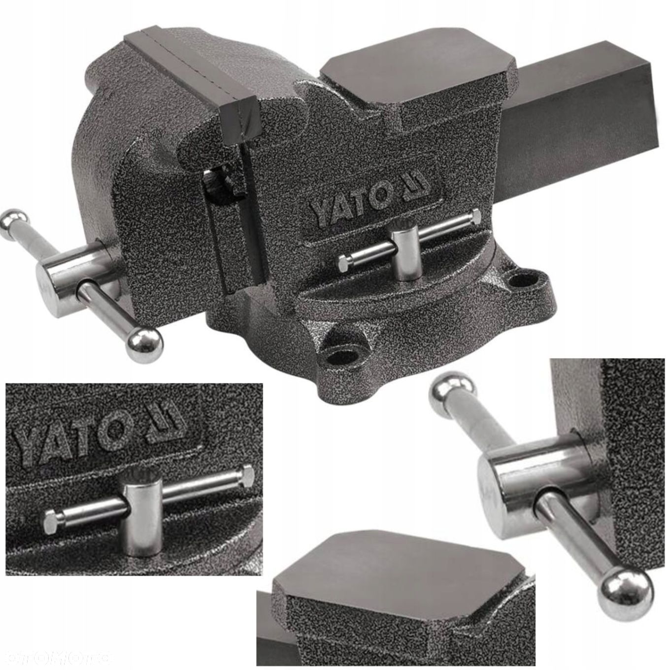 YATO IMADŁO ŚLUSARSKIE OBROTOWE 150MM 19KG - 1