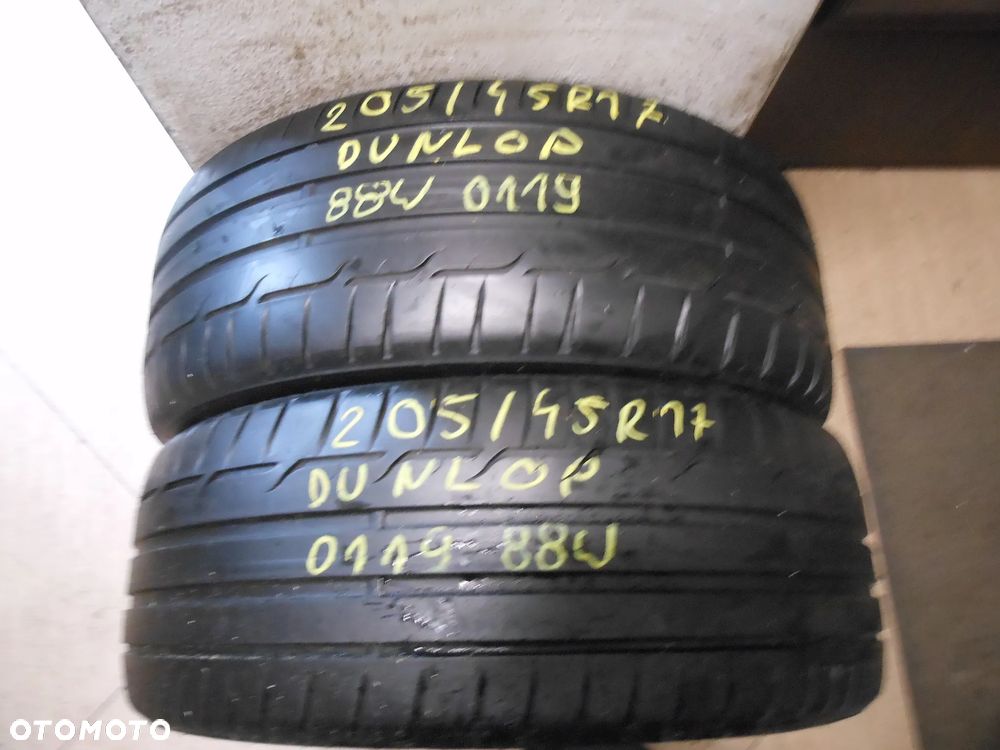 Opony 205/45r17 dunlop sport maxx rt 6mm lato para - 1