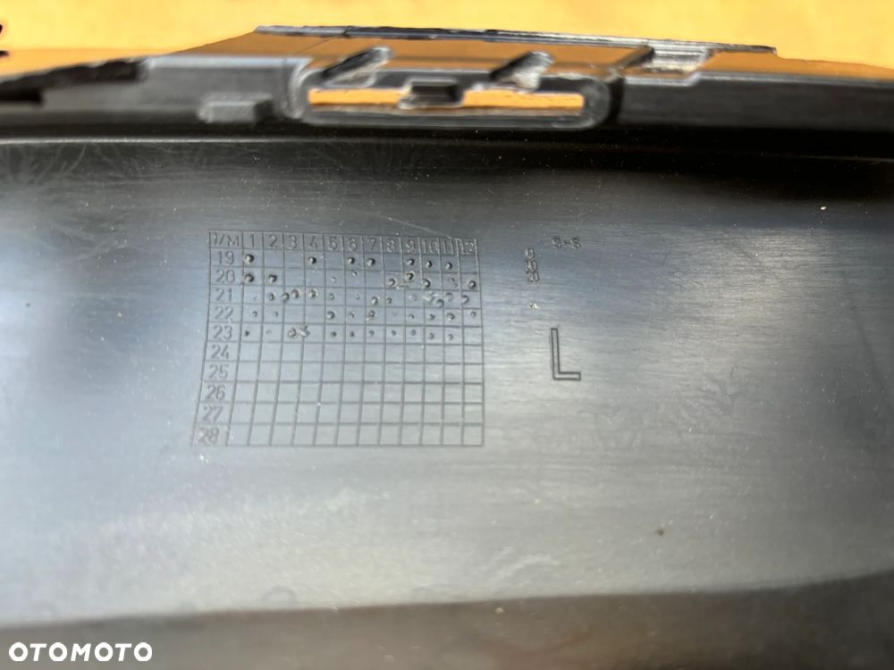 VW TIGUAN II LIFT R-LINE LEWA KRATKA ZDERZAKA PRZEDNIA CHROM KRATKI ZDERZAKA ORYGINALNA 5NA853661H 5NA853661J  5NA853665J 5NA853211G CZARNA - 6