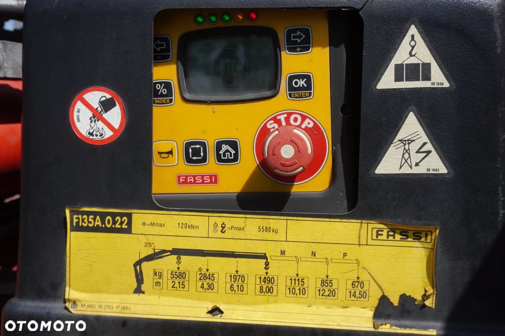 Iveco Eurocargo 190-280L / HDS Fassi F135A / 8 m / udźwig 5580 kg - 8