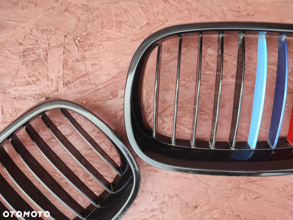 BMW E60 / E60 LCI / E61 / E61 LCI.  NERKI CZARNE M-PAKIET LEWA / PRAWA. O NR: 7 027 061 / 7 065 701 OEM. W BARDZO DOBRYM STANIE. - 6