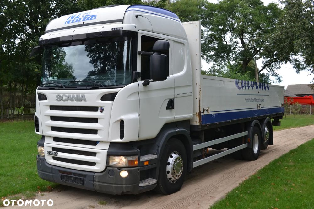 Scania R 420 SKRZYNIA dł. 7,75 mTYLKO 632581 km KLIMATYZACJA TRZECIA OŚ SKRĘTNA - 1