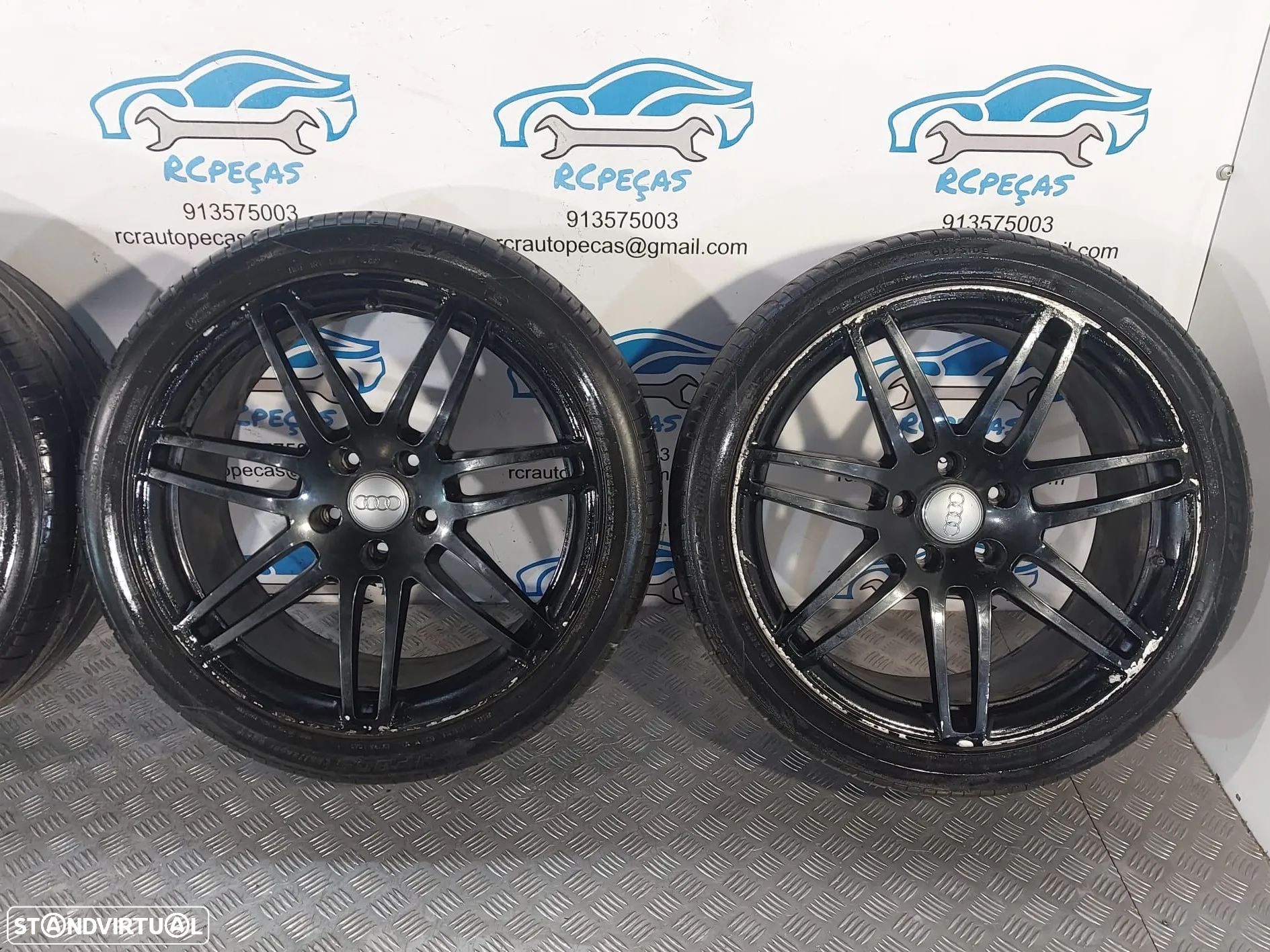 .Conjunto Jantes Originais 21' AUDI Q7 10J ET44 5X130 4L0601025L - 3
