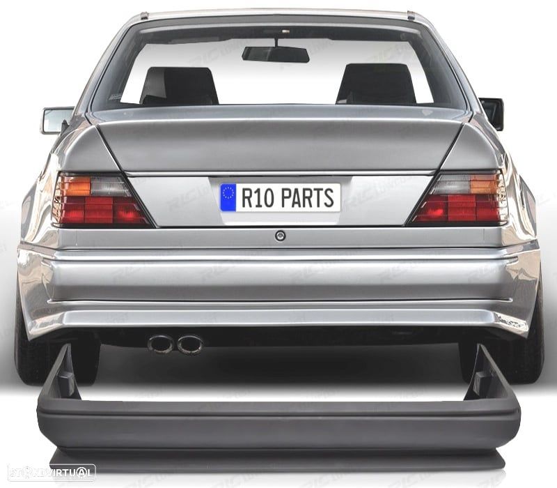 PARA-CHOQUES TRASEIRO MERCEDES CLASSE E W124 2P 4P 85-93 LOOK AMG - 1