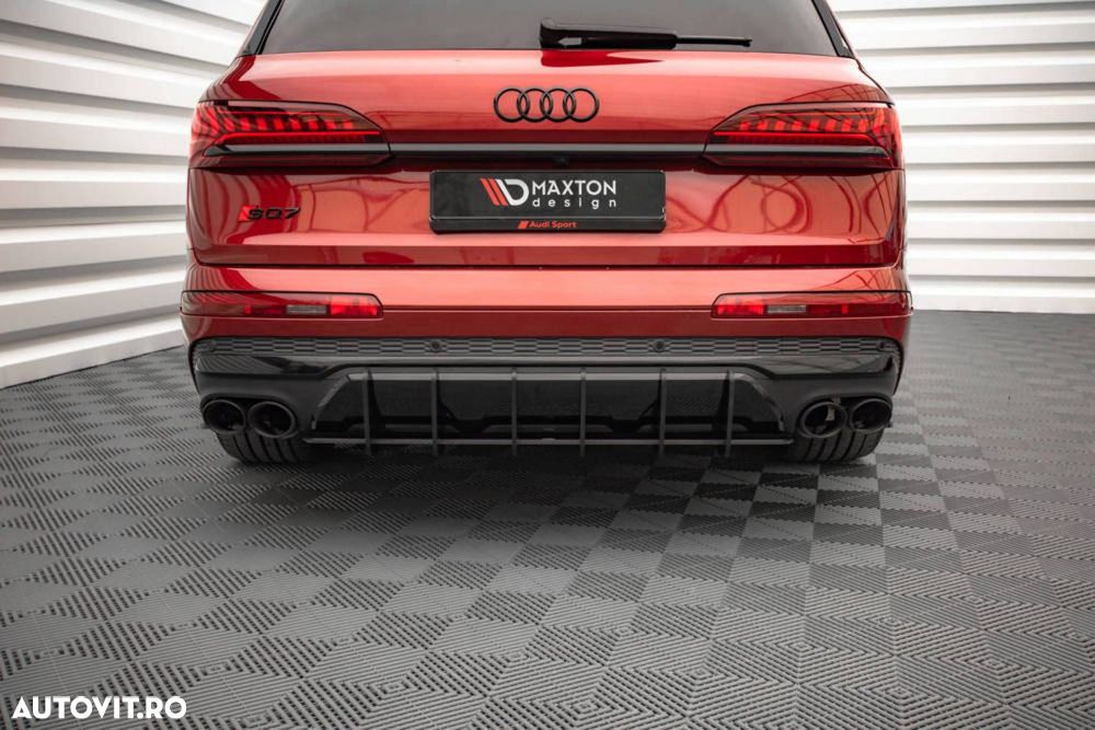 Prelungire Difuzor Bara Spate compatibila cu Audi Q7 4M S-Line Maxton Design - 2