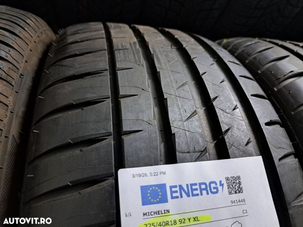 4 anvelope 225/40 R18 Michelin dot 2022 , Noi ! - 4