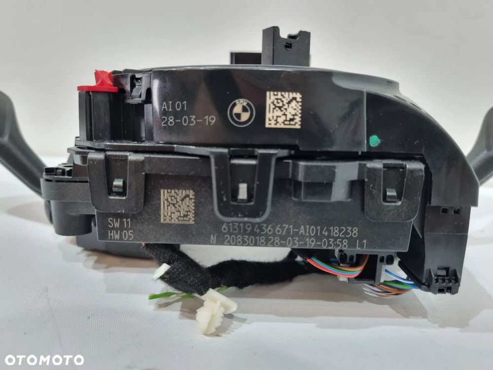 BMW G01 G10 G20 G21 G30 G31 TAŚMA ZWIJAK MANETKI PRZEŁĄCZNIK ZESPOLONY 416541 9436671 - 6