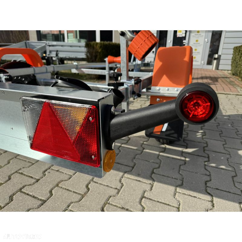 Autocar Remorca transport barci nefranata cu o singura axa P500-4.2 Lux - 8