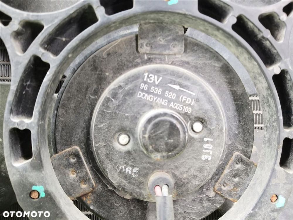 Chłodnica z wentylatorem Daewoo Kalos I 2002-2007 1,4 B 96536525 ORYGINAŁ - 5