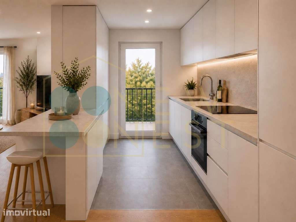 Apartamento T2 de 98,49m² no Lote 96 - Espaço, Luz e Elegância | Ba... - Grande imagem: 3/21