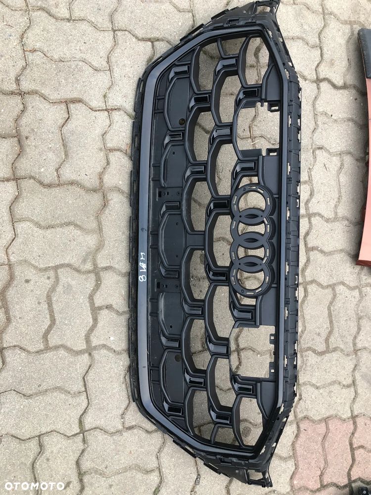 AUDI SQ8 Q8 4M8 LIFT ATRAPA ZDERZAKA GRILL BLACK S-LINE NOWE OEM 2024- - 2