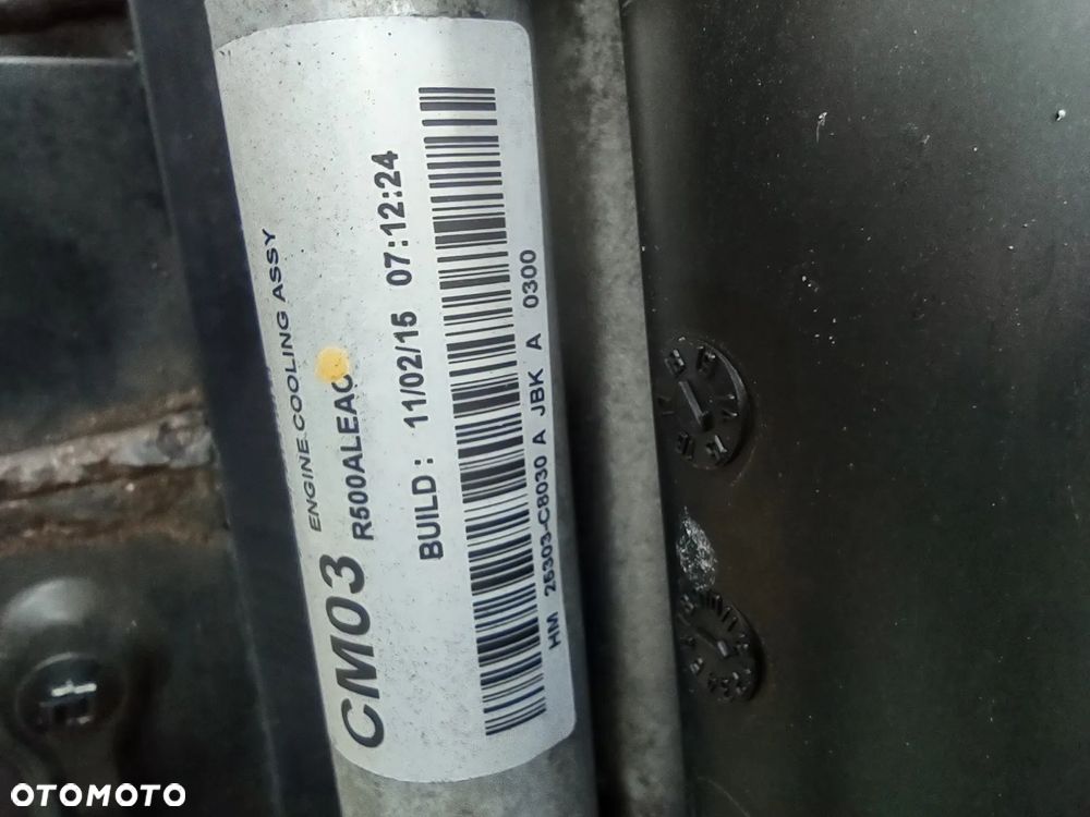 PAS PRZEDNI BELKA CHŁODNICE WENTYLATOR HYUNDAI I20 II 1.2 16V G4LA 2015- ORYGINAŁ - 11