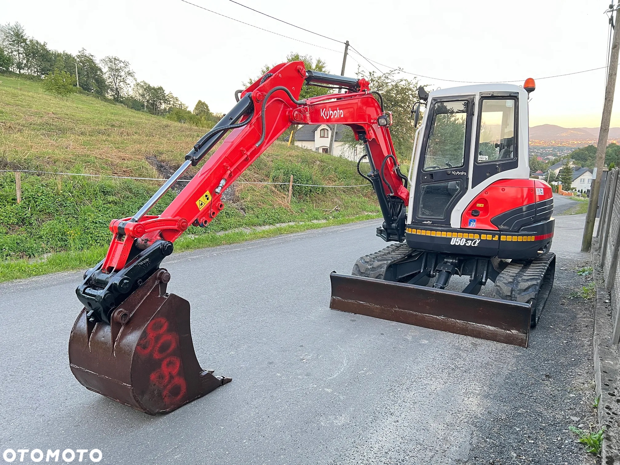 Kubota U50-3α * Koparka Gąsienicowa Kubota U50 * 5 Ton * Zerowy Obrys * Stan IDEALNY * BRUTTO * - 10