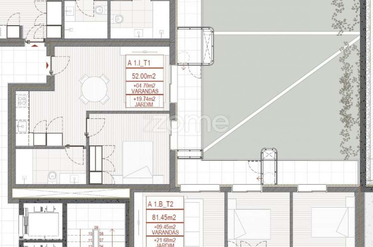 T1 Novo com Garagem, Varanda e Jardim | Vizela - Grande imagem: 4/21