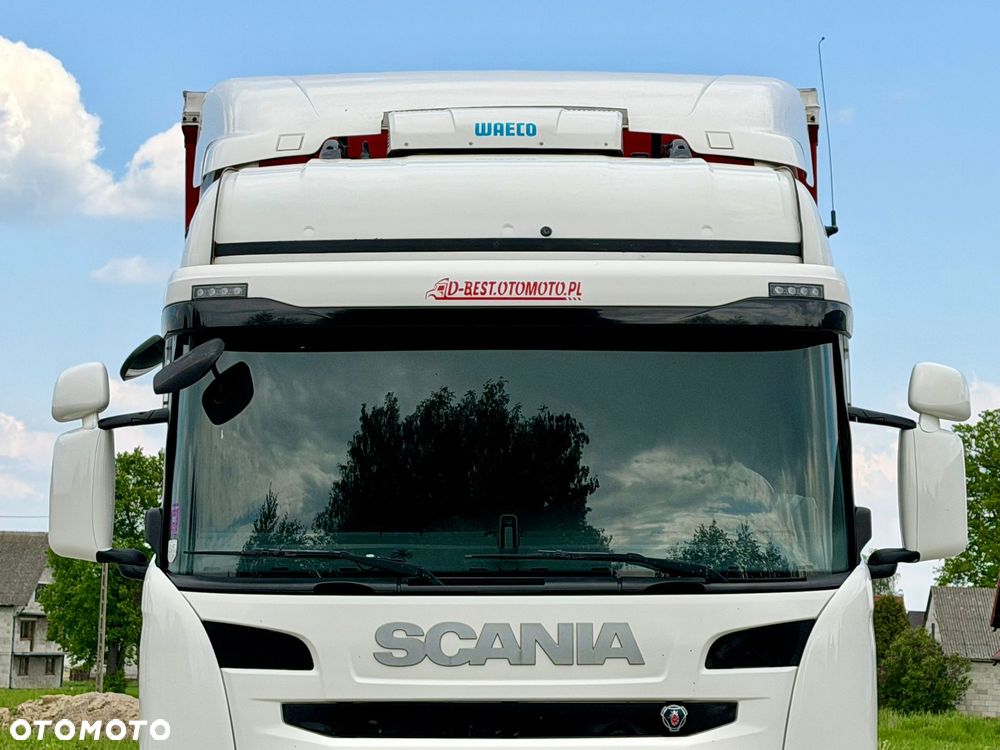Scania G360 / FIRANKA / 20 EUROPALET / SYPIALKA / AUTOMAT / KLIMA POSTOJOWA / 540 TYŚ KM / ZSUWANY DACH / 2016 / EURO 6 - 15