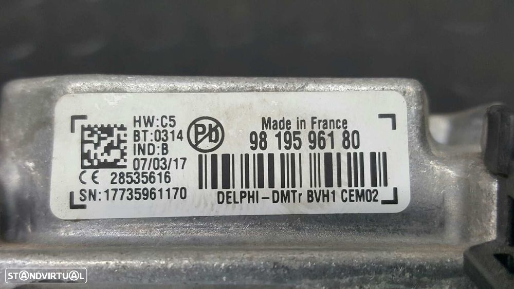 UNIDADE DE CONTROLE DE PARTIDA/PARADA PEUGEOT 2008 (--.2013->) GT LINE - 2