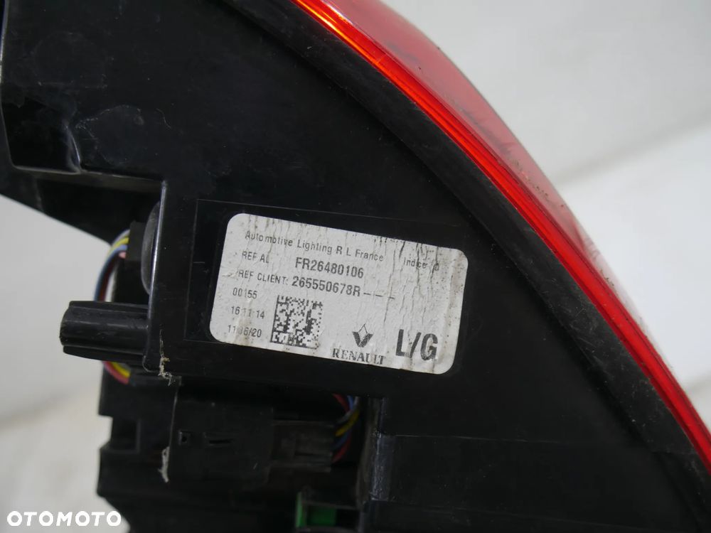 LAMPA LEWA TYLNA W BŁOTNIK RENAULT TALISMAN 16-20 r. KOMBI GRANDTOUR 265550678R - 3