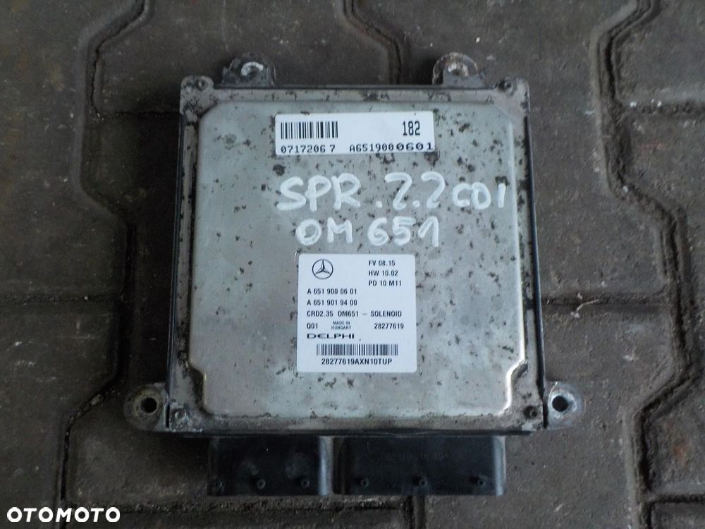 SPRINTER 906 OM651 316CDI KOMPUTER STEROWNIK A6519000601 - 3
